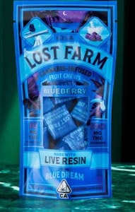 LOST FARM CHEWS - BLUEBERRY 100MG (BLUE DREAM)
